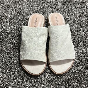 Kelsi Dagger Women's White Mules